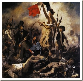 Delacroix, Eugene Liberty Leading The People, 1830 , Paris, Louvre 
